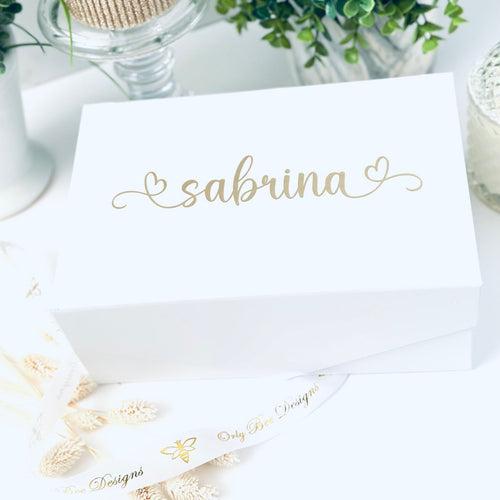 Gift Box - Personalized White Gift Box