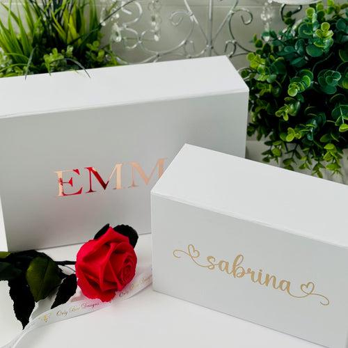 Gift Box - Personalized White Gift Box