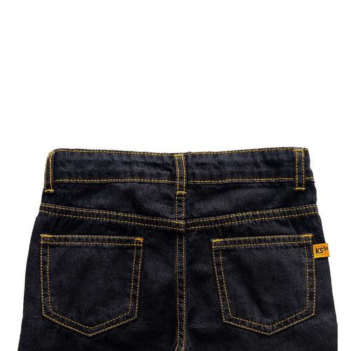 Boys Black Denim Comfort fit Joggers