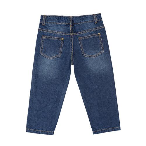 Boys Blue Straight Fit Jeans