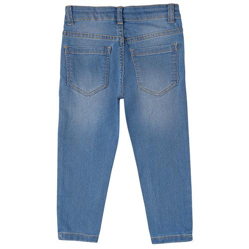 Boys Light Blue Slim Fit Stretch Jeans