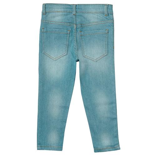 Boys Light Blue Slim Fit Stretch Jeans