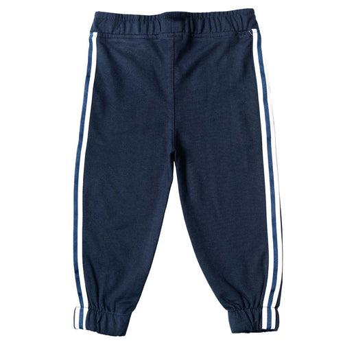 Boys Navy Blue Knit Joggers