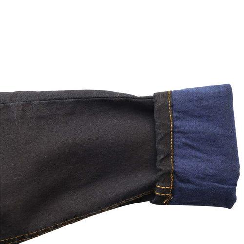 Boys Black Pull On Jeans