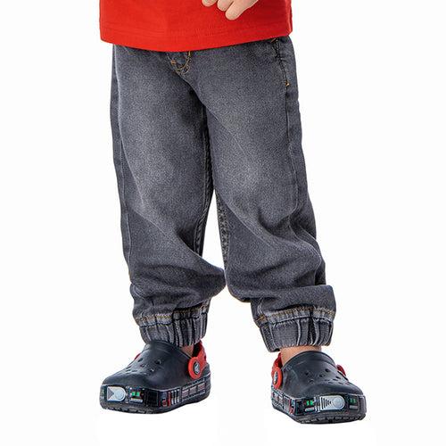 Boys Grey Denim Comfort fit Joggers