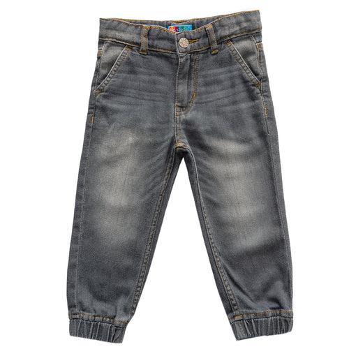 Boys Grey Denim Comfort fit Joggers