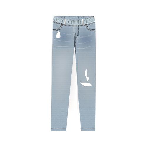Girls Jeggings with stretch for comfort, Light Blue