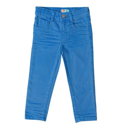 Boys Blue Slim Fit Stretch Chinos