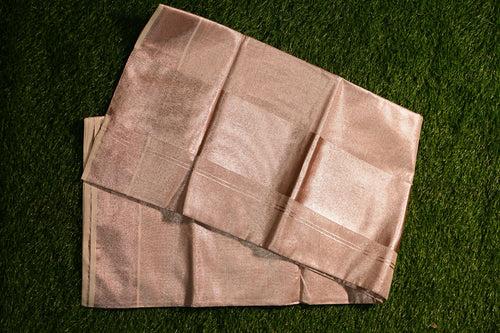 Rose Gold Tissue Set saree -2441