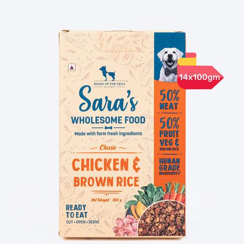 HUFT Sara's Wholesome Food - Classic Chicken And Brown Rice Dog Food