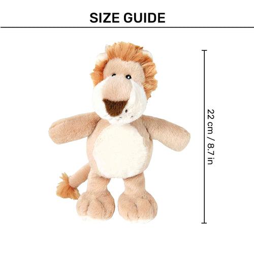 Trixie Lion With Sound Plush Toy For Dog - Brown & Cream - 22 cm