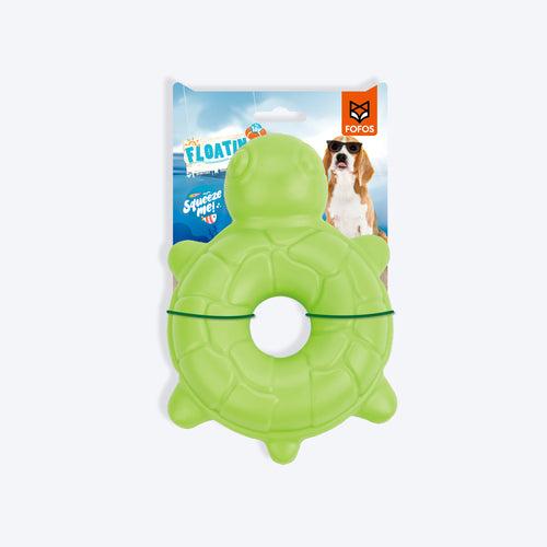 FOFOS Turtle Ocean Animal Squeaky Chew Toy For Dog - Green