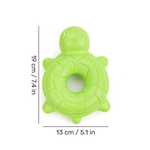 FOFOS Turtle Ocean Animal Squeaky Chew Toy For Dog - Green