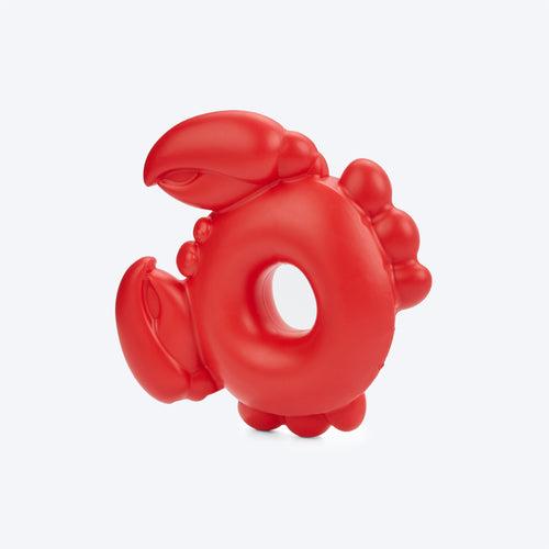 FOFOS Crab Ocean Animal Squeaky Chew Toy For Dog - Red