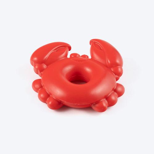 FOFOS Crab Ocean Animal Squeaky Chew Toy For Dog - Red