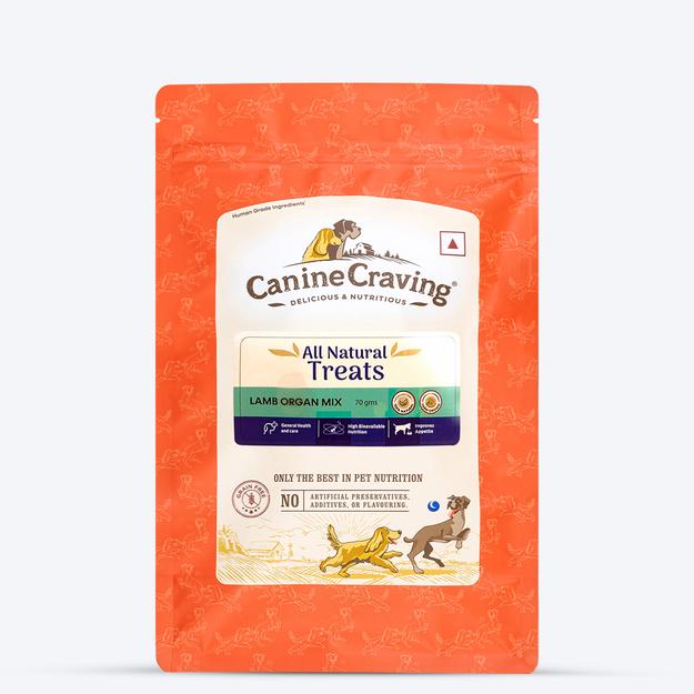 Canine Craving All Natural Grain Free Lamb Organ Mix Dog Treats - 70 g