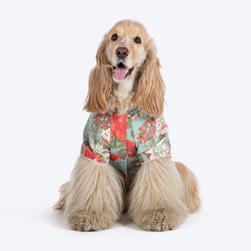 HUFT Printed Shirt For Dog - Multicolour