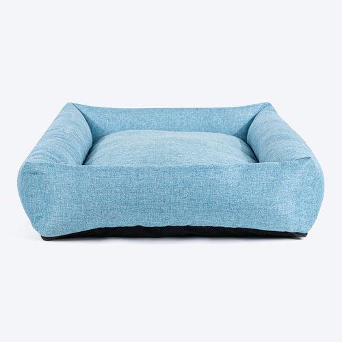 TLC Nesting Nook Bed For Dog - Aqua Blue