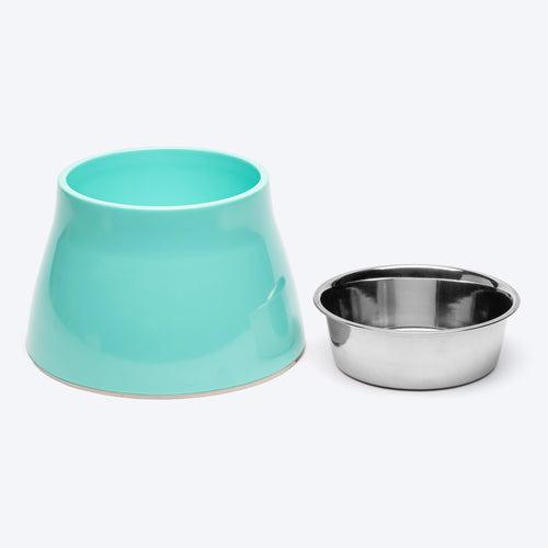 HUFT Elevated Bowl For Dogs & Cats - Aqua