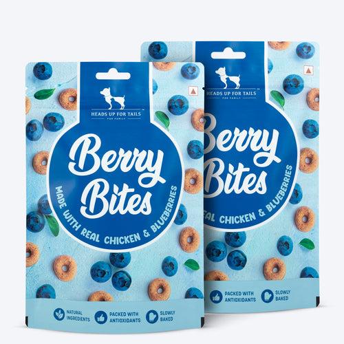 HUFT Berry Bites - Chicken & Blueberry Treats For Dogs - 140 g