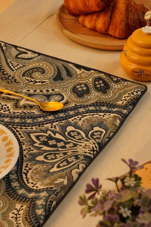 Blue Embroidery Placemats (Set of 6)