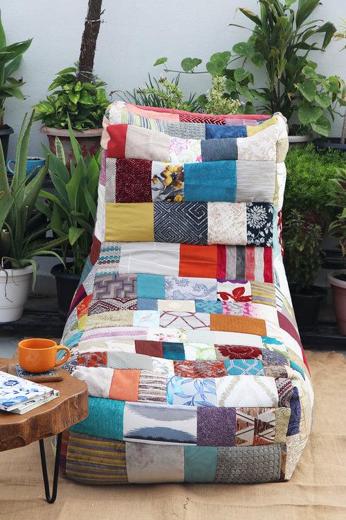 All In One Patchwork Bean Chair