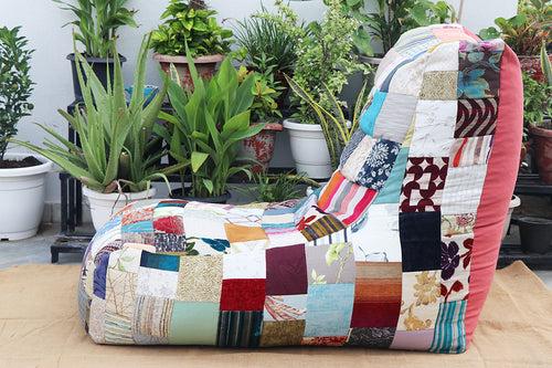 All In One Patchwork Bean Chair