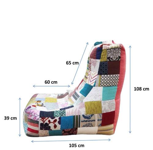 All In One Patchwork Bean Chair