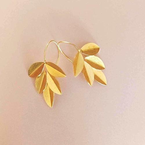 Earrings Set - Coconut Leaves