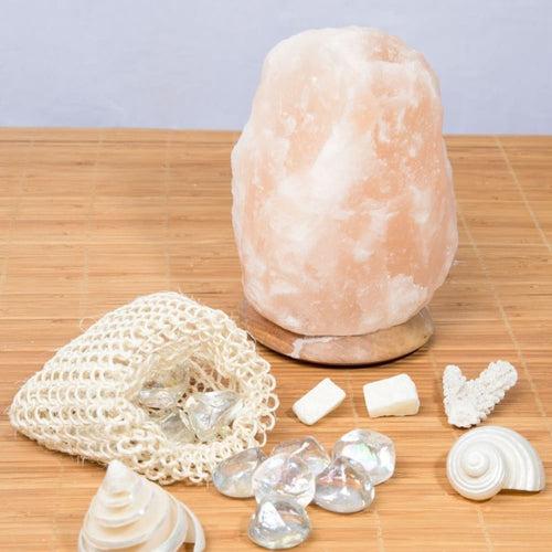 Natural Rock Shape Himalayan Salt Lamp - Medium