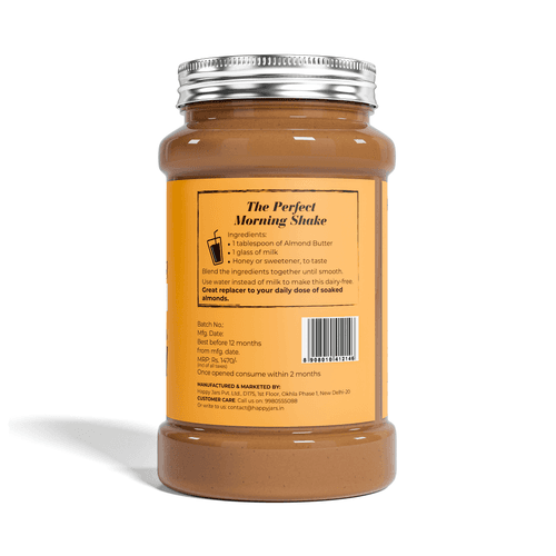 Unsweetened Almond Butter (1kg), High Protein, Sugar-Free