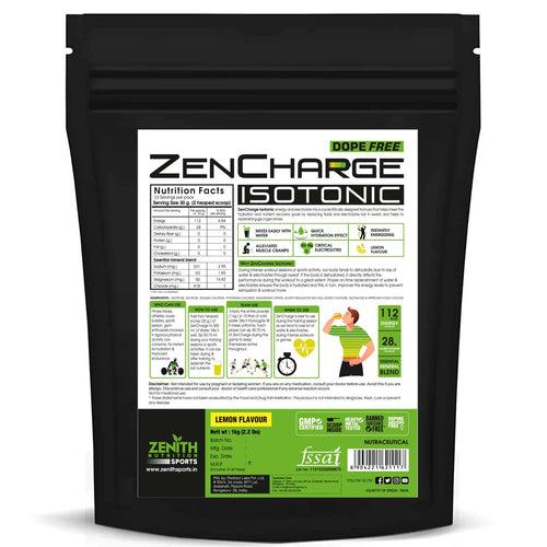 Zenith Sports ZenCharge Isotonic Energy Drink | Dope Free - 1 kg / 2.2 lbs