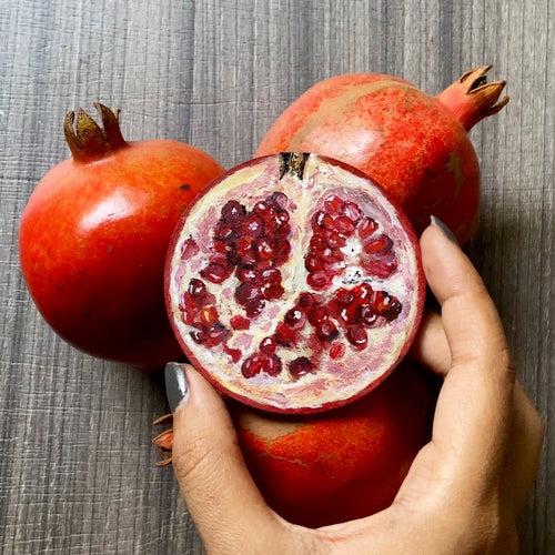 Realistic Hand Painted Fruit Fridge Magnet (Pack of 3)