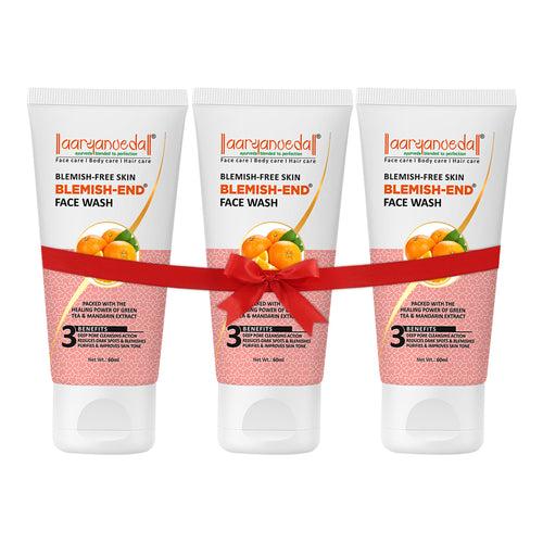 Blemish-End Face Wash with Green Tea & Mandarin Extract 60 ml ( Pack Of 3 )