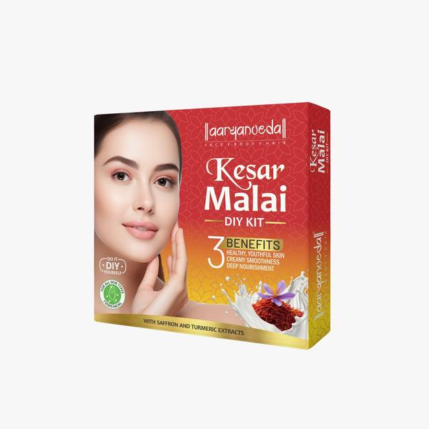 Aaryanveda Kesar Malai DIY Kit 45 ml ( Pack of 3 )