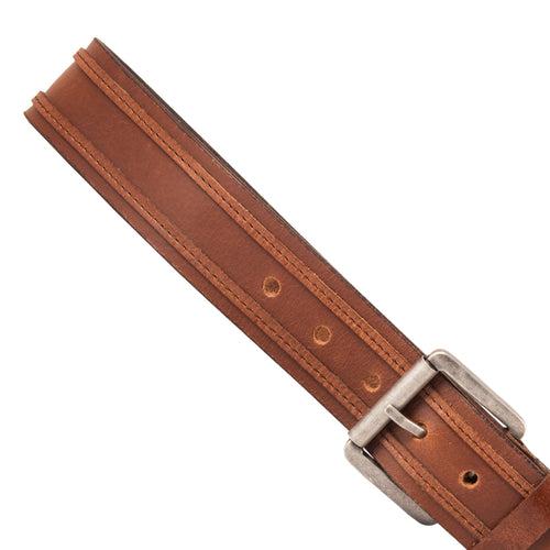 GR GOLDEN RIDERS STRIPO TAN Premium Leather Mens Belt TAN,Size- (Regular) 32 to 37