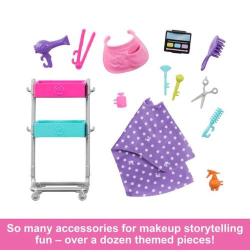 Barbie “Malibu” Stylist Doll & 14 Accessories Playset