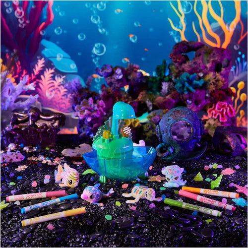 Crayola Scribble Scrubbie Ocean Pets Glow Lagoon Tub Set