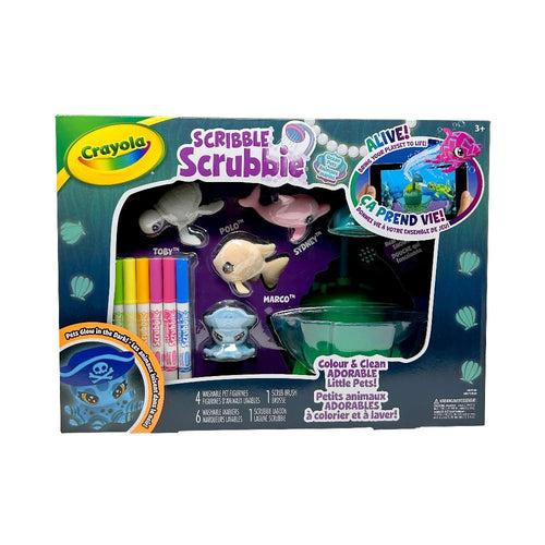 Crayola Scribble Scrubbie Ocean Pets Glow Lagoon Tub Set