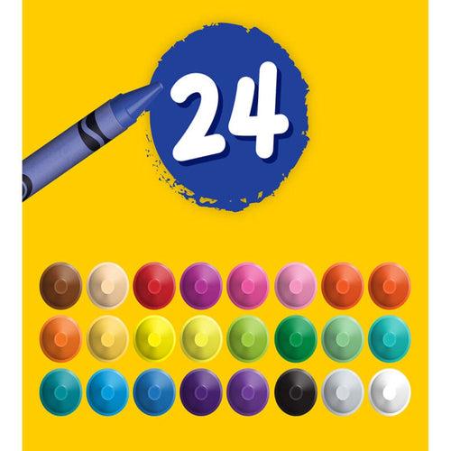 Crayola Ultra-Clean Washable Crayons, 24 Count