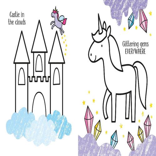 First Colouring unicorns