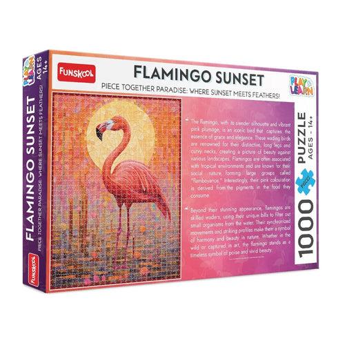 Funskool Flamingo Sunset Jigsaw Puzzle 1000 Pieces