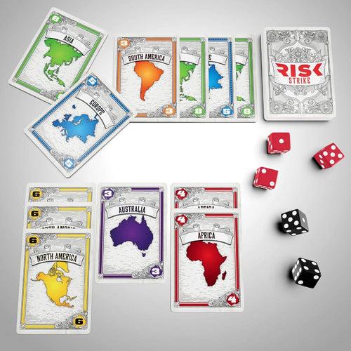 Hasbro Risk Strike Cards and Dice Game