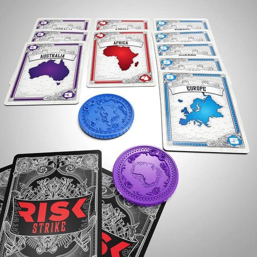 Hasbro Risk Strike Cards and Dice Game