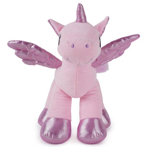 Jeannie Magic Dreamy Pink Unicorn- Pink Sparkly Wings 30 cm