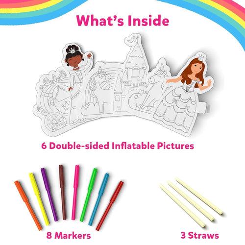 Skillmatics Inflatable Art 3D Unicorns & Princess