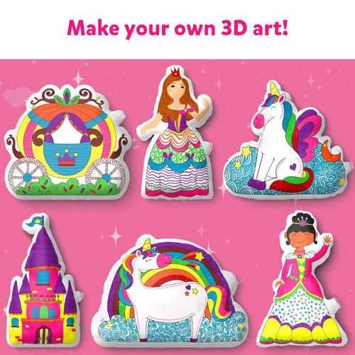 Skillmatics Inflatable Art 3D Unicorns & Princess