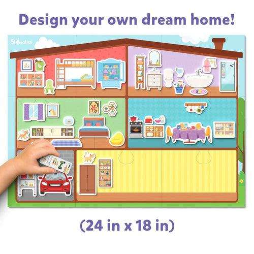 Skillmatics Magnetopia Design Your Home! - Interactive Pretend Play Set