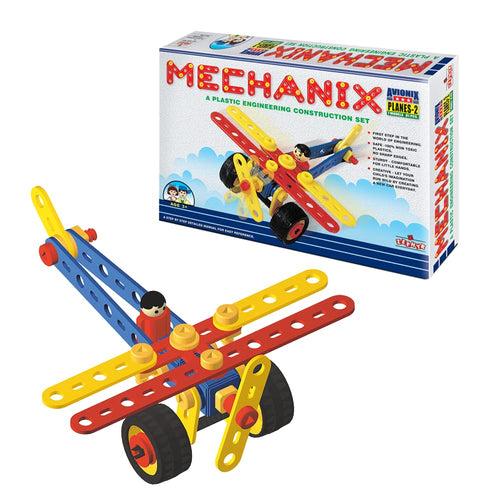 Zephyr Mechanix Planes-2 Plastic Construction Set (81 Pieces)