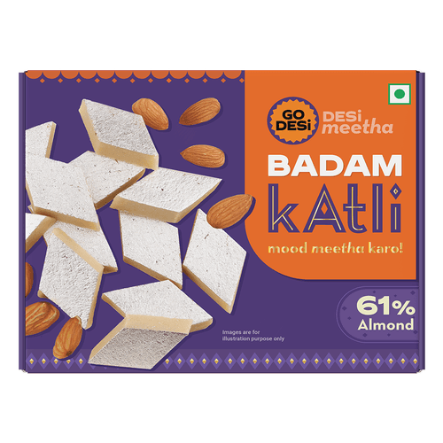 Premium Badam Katli | DESi Meetha | Rich Indian Mithai | Classic Sweets - 200g